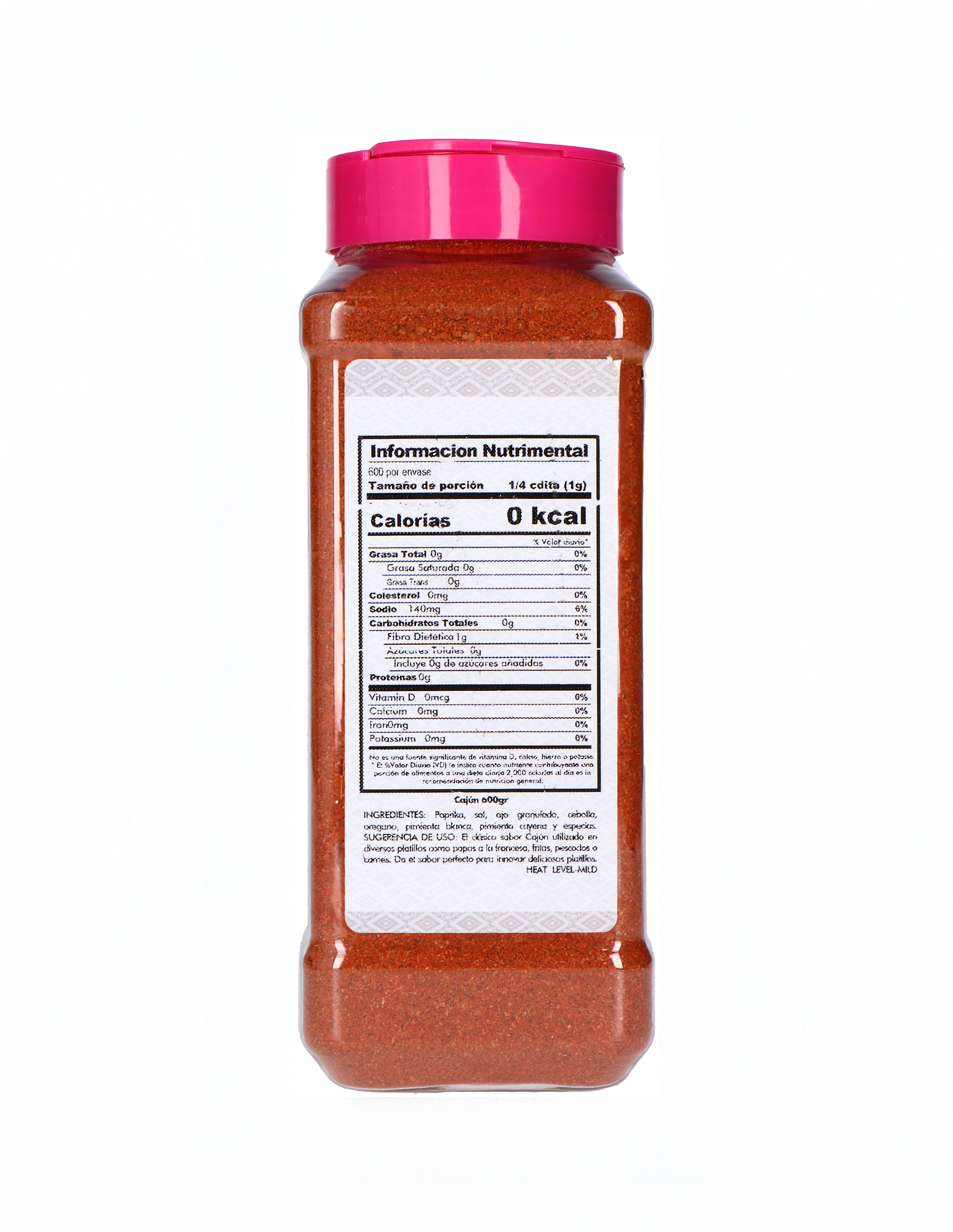 Sazonador Cajun 600g Para Papas, Alitas, Carne