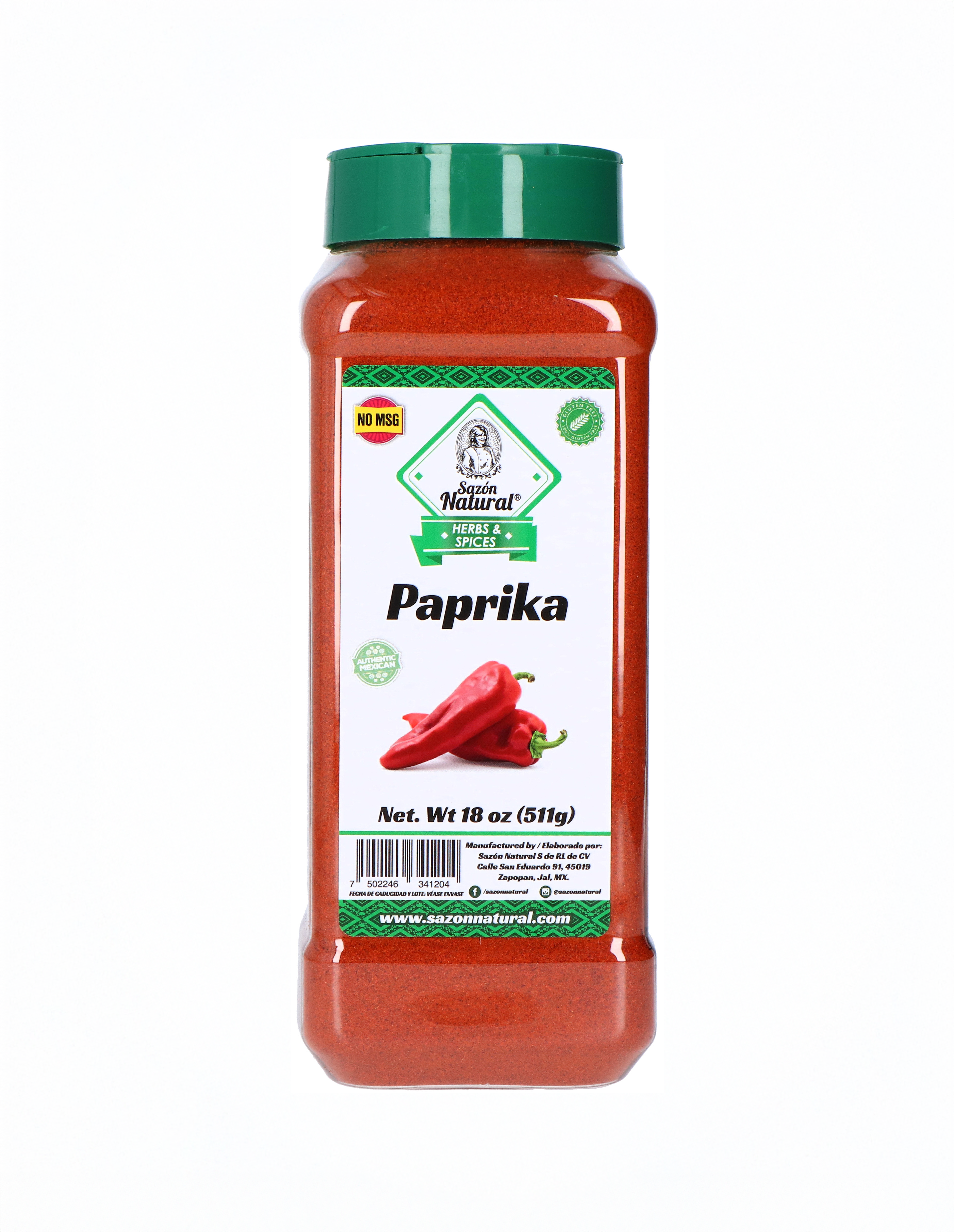 Paprika Pimentón Español 511 Gramos